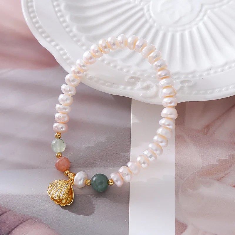 High Quality Elegant Shell Design Natural Freshwater Pearl 14K Gold Filled Female Charm Bracelet Wholesale Jewelry For Women
High Quality Elegant Shell Design Natural Freshwater Pearl 14K Gold Filled Female Charm Bracelet Wholesale Jewelry For Women