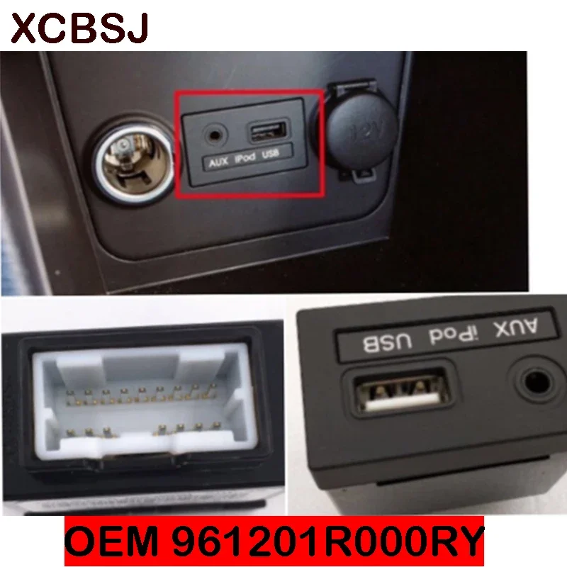 FOR Genuine 961201R000RY JACK ASSY AUX & USB For Hyundai 2011 2012 2013 Accent Solaris USB Reader iPod AUX Port Adapter Assy
FOR Genuine 961201R000RY JACK ASSY AUX & USB For Hyundai 2011 2012 2013 Accent Solaris USB Reader iPod AUX Port Adapter Assy