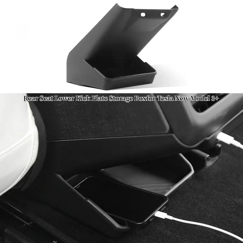 Under Seat Anti-kick Plate Storage Box for Tesla Model 3 Highland 2024 Rear Seat Kick Plate Corner Protector Car Accessories
Under Seat Anti-kick Plate Storage Box for Tesla Model 3 Highland 2024 Rear Seat Kick Plate Corner Protector Car Accessories