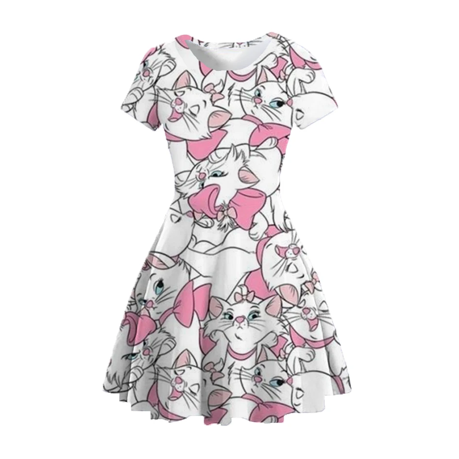 2026 Summer New Girls Round Neck Short Sleeve Dress Printed Princess Cartoon Disney Mary Cat Casual Cute Summer Dress
2026 Summer New Girls Round Neck Short Sleeve Dress Printed Princess Cartoon Disney Mary Cat Casual Cute Summer Dress
