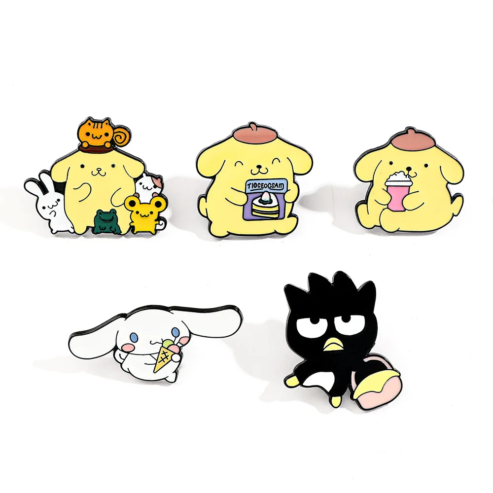 1 Set Creative Cartoon Brooch Cute PomPomPurin Cinnamoroll Enamel Pin Metal Badge Jewelry Backpack Clothing Accessories Gifts
1 Set Creative Cartoon Brooch Cute PomPomPurin Cinnamoroll Enamel Pin Metal Badge Jewelry Backpack Clothing Accessories Gifts