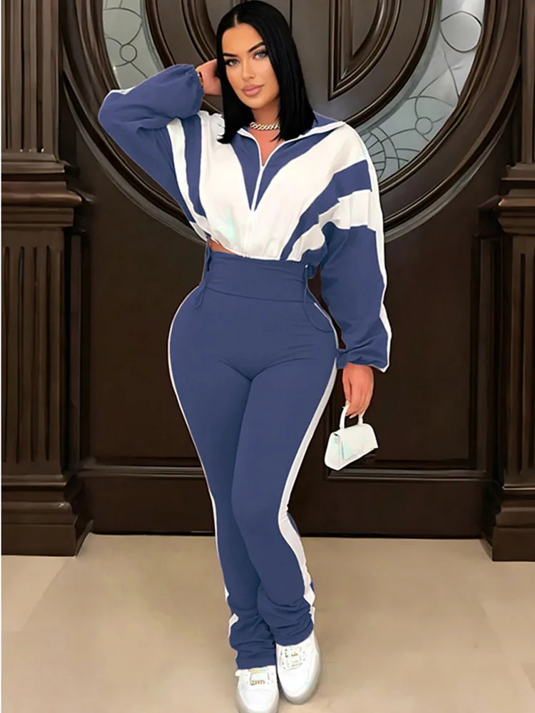 Yomesugar 2025 женский комплект из двух предметов с цветными блоками, повседневная спортивная куртка на молнии с длинными рукавами + брюки с высокой талией, одинаковые спортивные костюмы
Yomesugar 2025 женский комплект из двух предметов с цветными блоками, повседневная спортивная куртка на молнии с длинными рукавами + брюки с высокой талией, одинаковые спортивные костюмы