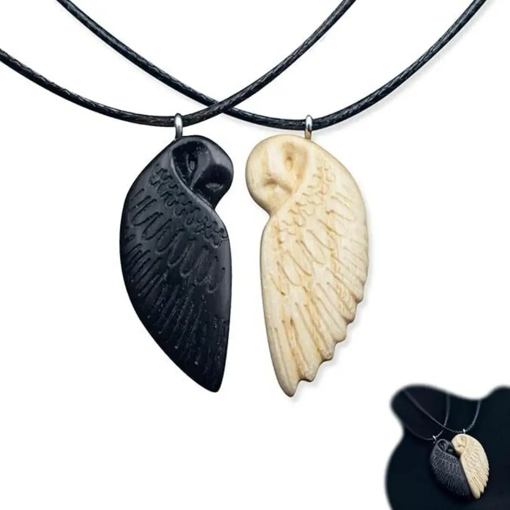 Wooden Owl Pendants Couple Necklace Gift Matching Necklace Valentine's Day Jewelry Accessories Gift
Wooden Owl Pendants Couple Necklace Gift Matching Necklace Valentine's Day Jewelry Accessories Gift