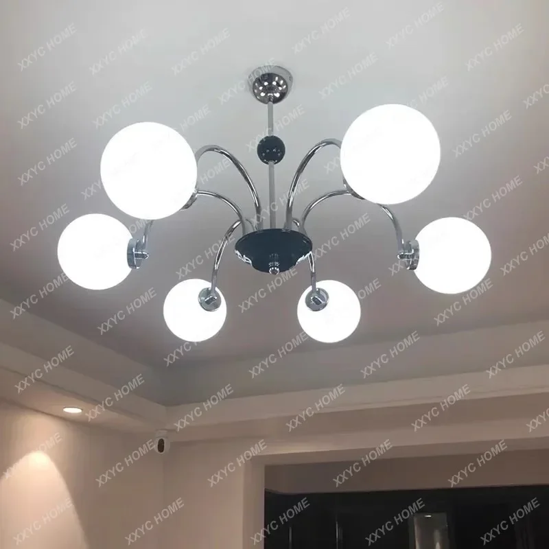 Living room lamp chandelier simple modern Bauhaus hall lamp Nordic medieval atmosphere bedroom dining room main lamp
Living room lamp chandelier simple modern Bauhaus hall lamp Nordic medieval atmosphere bedroom dining room main lamp