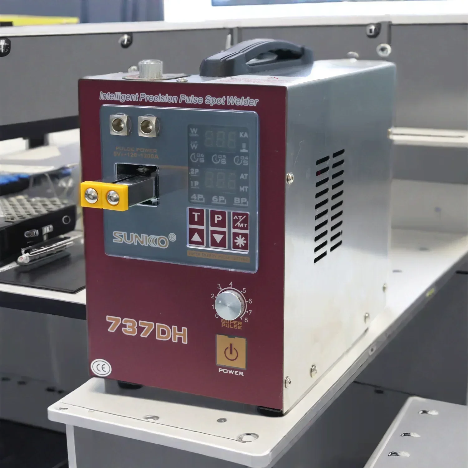 Battery Spot Welder Machine SUNKKO 737DH 4.3KW Automatic Pulse Welding Machine Battery Welder Equipment With Spot Welding Pen
Battery Spot Welder Machine SUNKKO 737DH 4.3KW Automatic Pulse Welding Machine Battery Welder Equipment With Spot Welding Pen