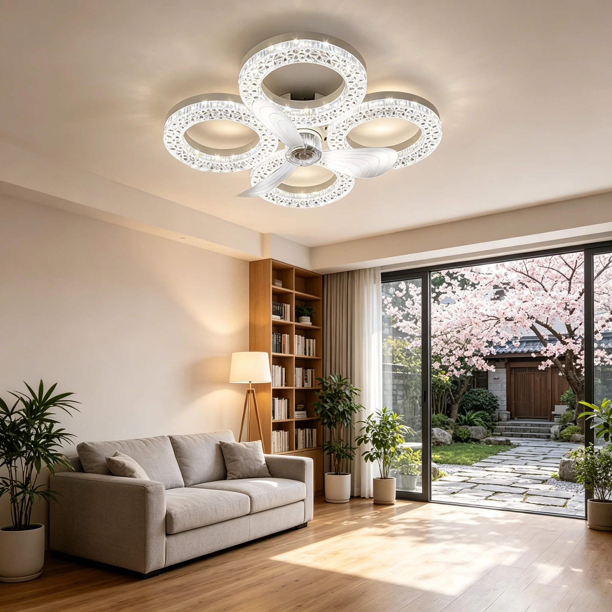 Dual Base Ceiling Fan Light E27 Stepless Dimmable 3 Speeds Timer Remote LED Lamp for Bedroom Living Dining Kitchen Hall Decor
Dual Base Ceiling Fan Light E27 Stepless Dimmable 3 Speeds Timer Remote LED Lamp for Bedroom Living Dining Kitchen Hall Decor