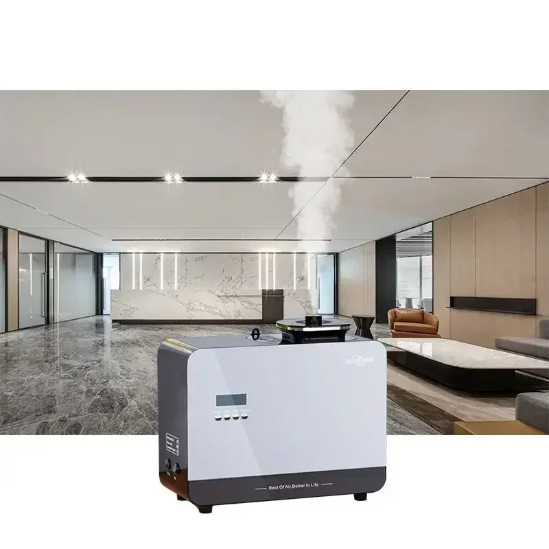 3000 CBM Coverage Fragrance Aroma Oil Diffuser Portable HVAC Commercial Scent Diffuser Machine with Fan
3000 CBM Coverage Fragrance Aroma Oil Diffuser Portable HVAC Commercial Scent Diffuser Machine with Fan