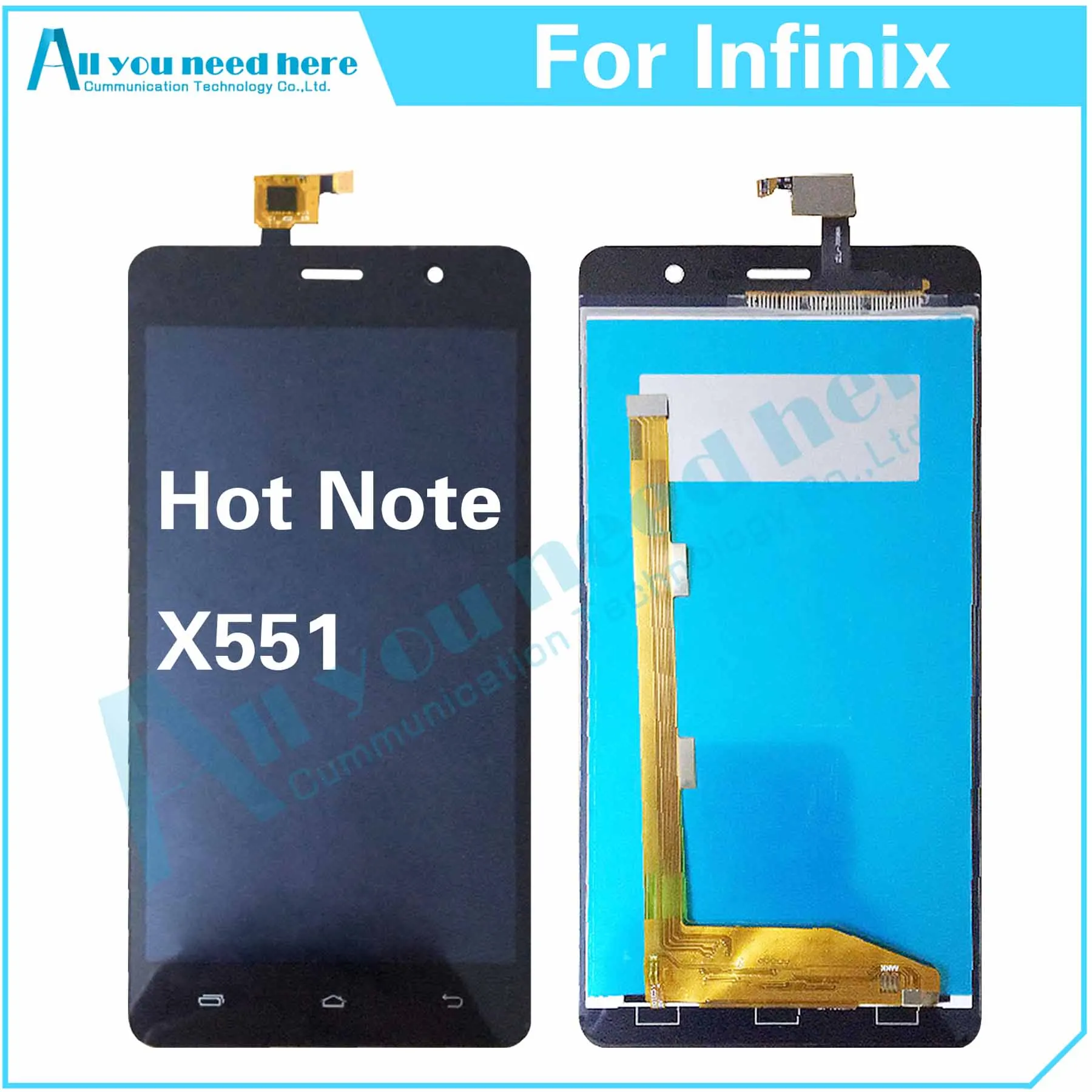 100% тест для Infinix Hot Note X551 ЖК-дисплей кодирующий преобразователь сенсорного экрана в сборе запасные части для замены
100% тест для Infinix Hot Note X551 ЖК-дисплей кодирующий преобразователь сенсорного экрана в сборе запасные части для замены