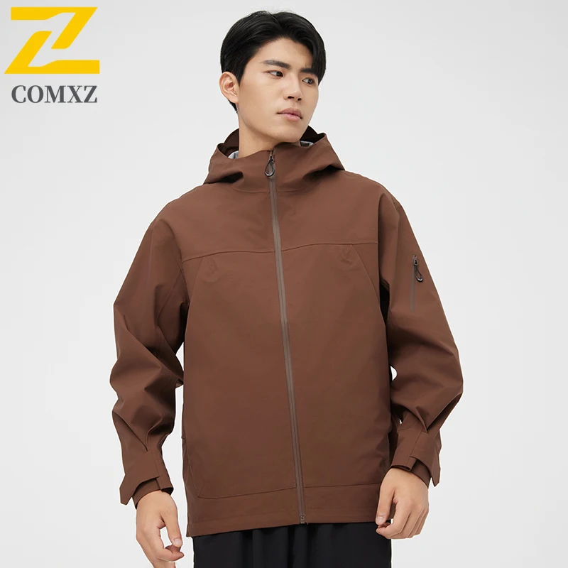 Men Hooded Jacket Waterproof Windproof Outdoor Hiking Trekking Coat Camping Climbing Sports Spring Warm Breathable Raincoat
Men Hooded Jacket Waterproof Windproof Outdoor Hiking Trekking Coat Camping Climbing Sports Spring Warm Breathable Raincoat