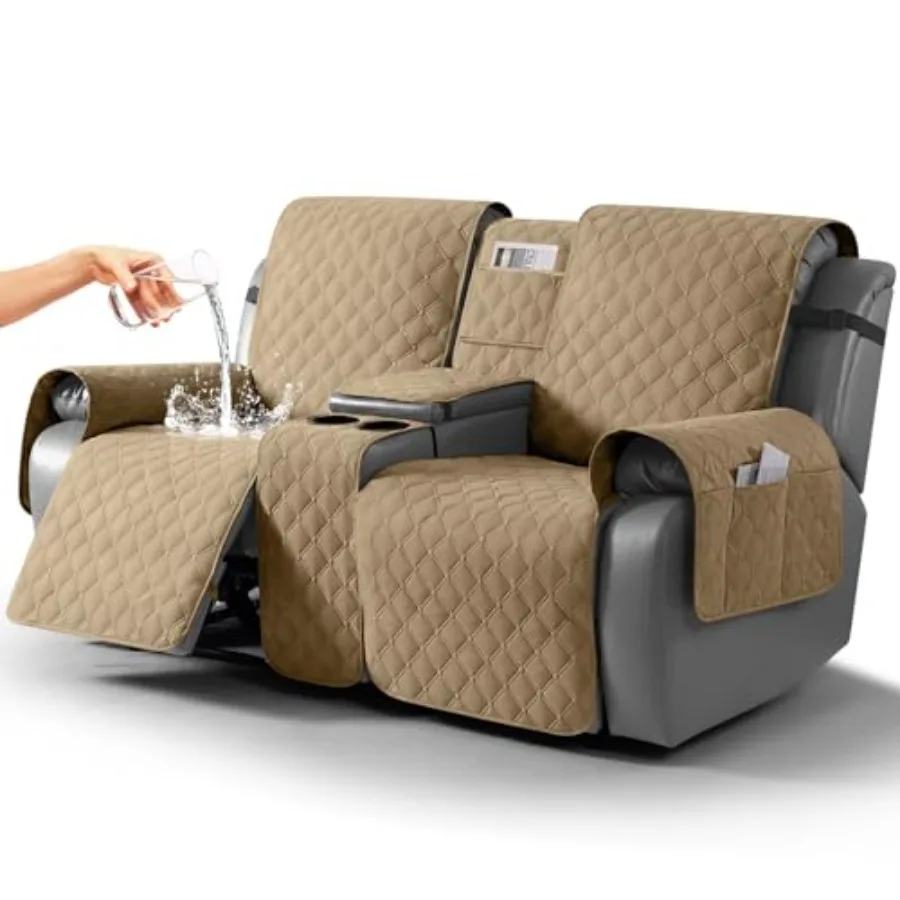 100% Waterproof Loveseat Recliner Cover with Center Console Reversible Reclining Couch Cover for 2 Seats with Leg Straps Washab
100% Waterproof Loveseat Recliner Cover with Center Console Reversible Reclining Couch Cover for 2 Seats with Leg Straps Washab