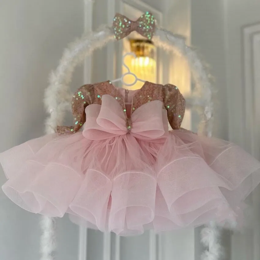 Princess Pink Baby Girl Birthday Dress Toddler Tutu Outfit Long Sleeve Christmas New Year Costumes Girl Party Gown
Princess Pink Baby Girl Birthday Dress Toddler Tutu Outfit Long Sleeve Christmas New Year Costumes Girl Party Gown