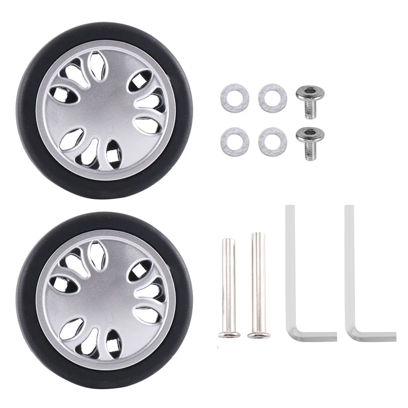 Luggage Wheels Replacement 50Mm X 13Mm Kits Environmentally Friendly Luggage Repair 1 Pair
Luggage Wheels Replacement 50Mm X 13Mm Kits Environmentally Friendly Luggage Repair 1 Pair