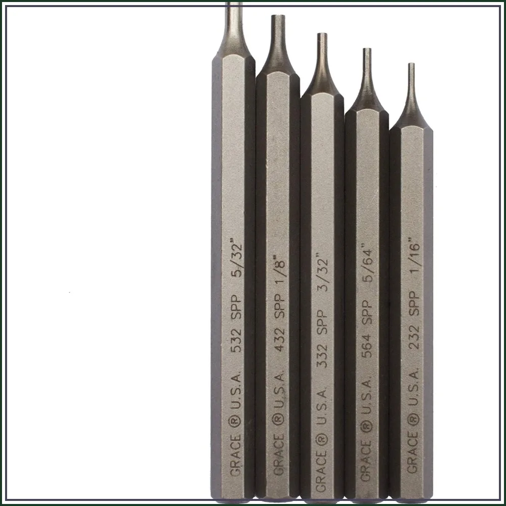 5-Piece Pin Punch Set, Hex Steel, Hardened, for Gunsmith & DIY
5-Piece Pin Punch Set, Hex Steel, Hardened, for Gunsmith & DIY