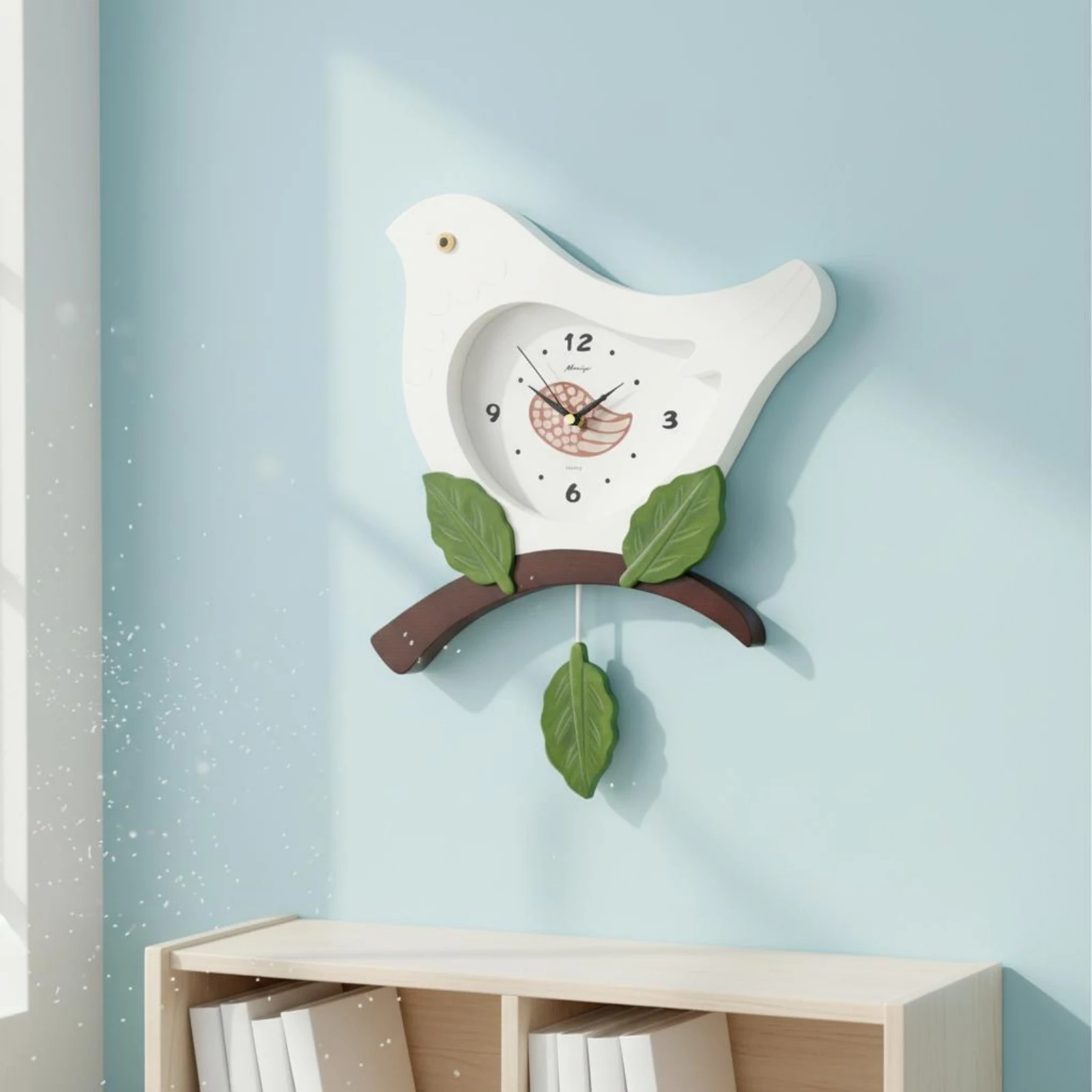 Wood Bird Timepiece Wooden Bird Wall Timepiece Home Decor Creative Easy to Install for Bedroom
Wood Bird Timepiece Wooden Bird Wall Timepiece Home Decor Creative Easy to Install for Bedroom