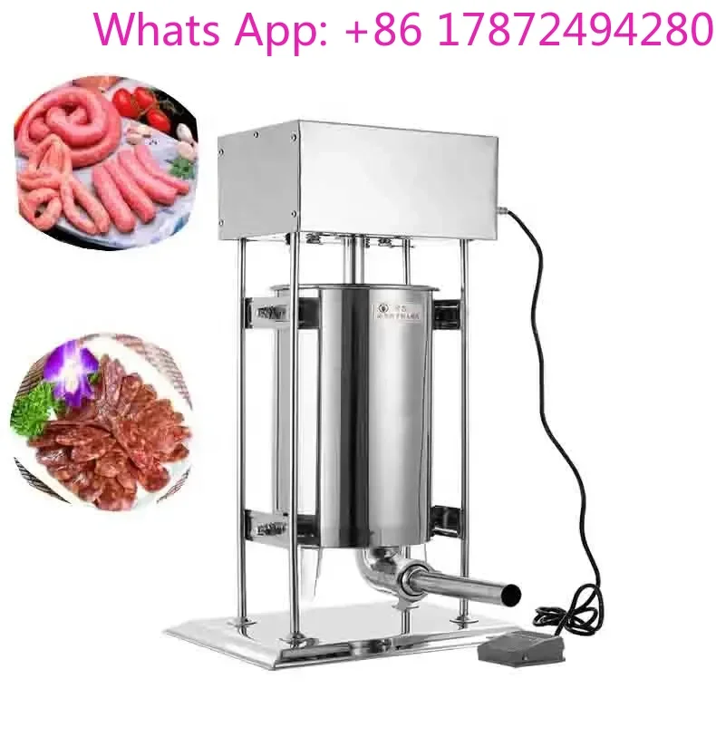 25L Commercial Electric Sausage Filling Machine Vertical Stainless Steel Sausage Stuffer
25L Commercial Electric Sausage Filling Machine Vertical Stainless Steel Sausage Stuffer