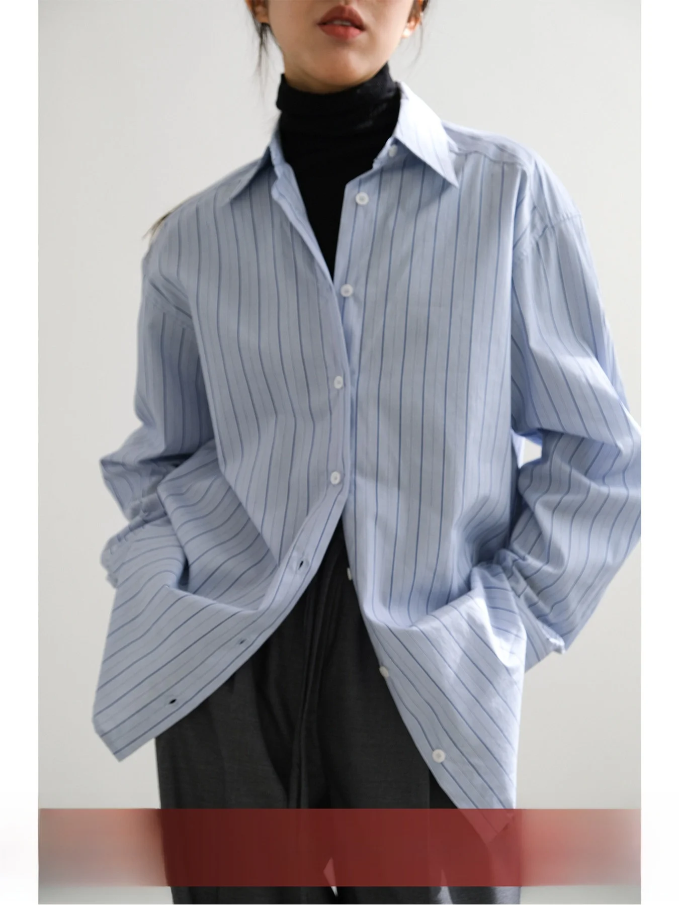 Casual Loose Women's Long Sleeve Cotton Shirt Striped Pure Cotton Breathable Comfortable Spring Commute Friendly Shirt
Casual Loose Women's Long Sleeve Cotton Shirt Striped Pure Cotton Breathable Comfortable Spring Commute Friendly Shirt