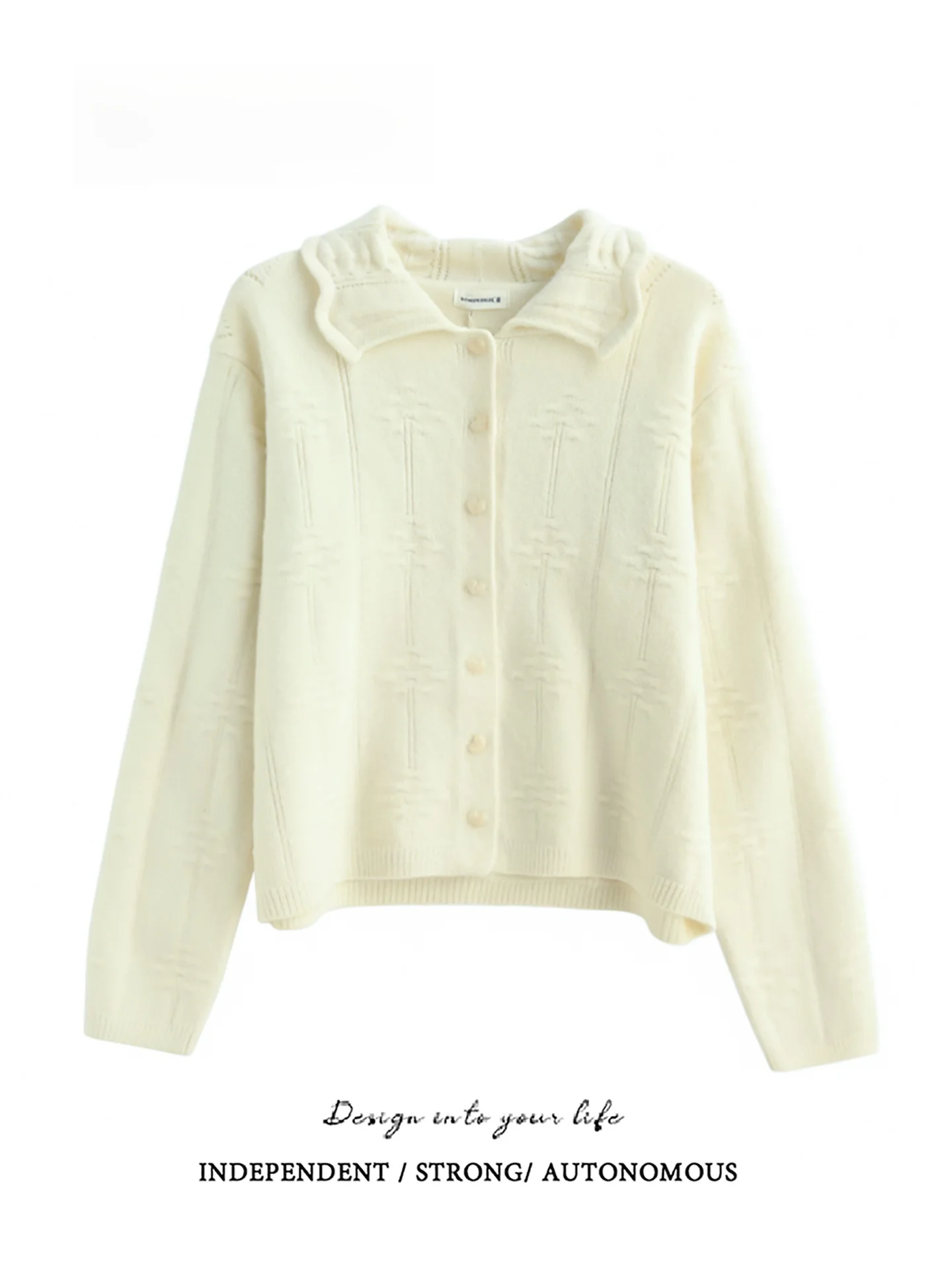 Thickened Long Sleeve Knitted Cardigan Soft Winter Outerwear Female Commute Style round Neck Single Button Warmth Heating
Thickened Long Sleeve Knitted Cardigan Soft Winter Outerwear Female Commute Style round Neck Single Button Warmth Heating