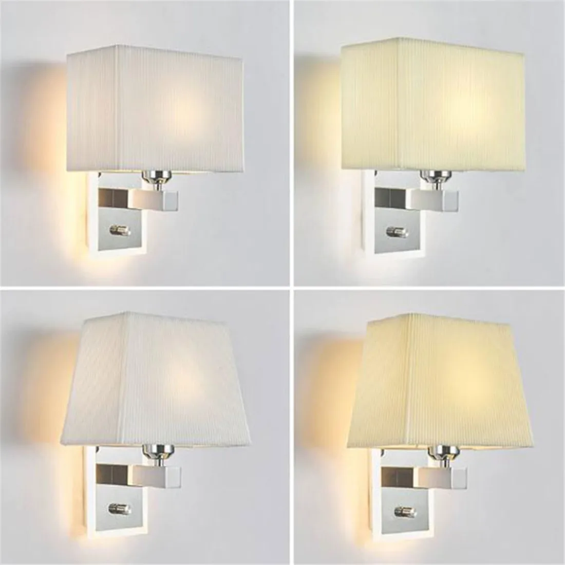 Fabric Linen Shade Wall Sconces Light with Knob Switch 6W LED Background Base,Rectangle Empire Rectangular Shade E27 Wall Light
Fabric Linen Shade Wall Sconces Light with Knob Switch 6W LED Background Base,Rectangle Empire Rectangular Shade E27 Wall Light