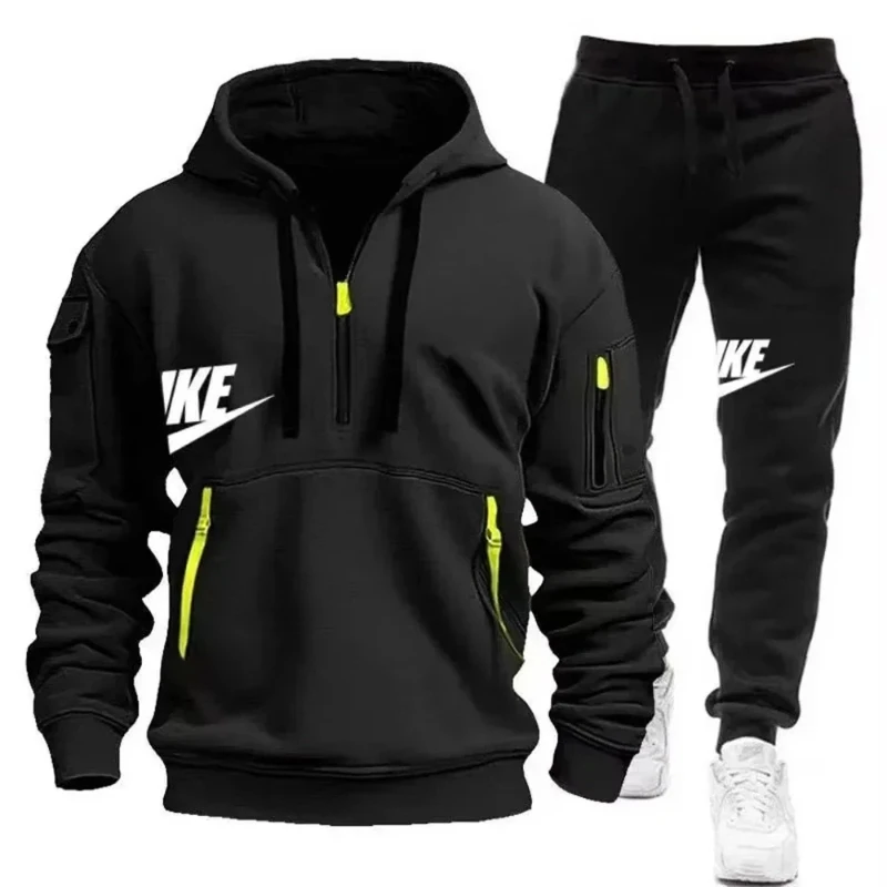 2026 New Men's Spring-Autumn Hooded Sweatshirt and Pants Set - Casual Sports Set - Stylish and Comfortable Outfit for Outdoor
2026 New Men's Spring-Autumn Hooded Sweatshirt and Pants Set - Casual Sports Set - Stylish and Comfortable Outfit for Outdoor