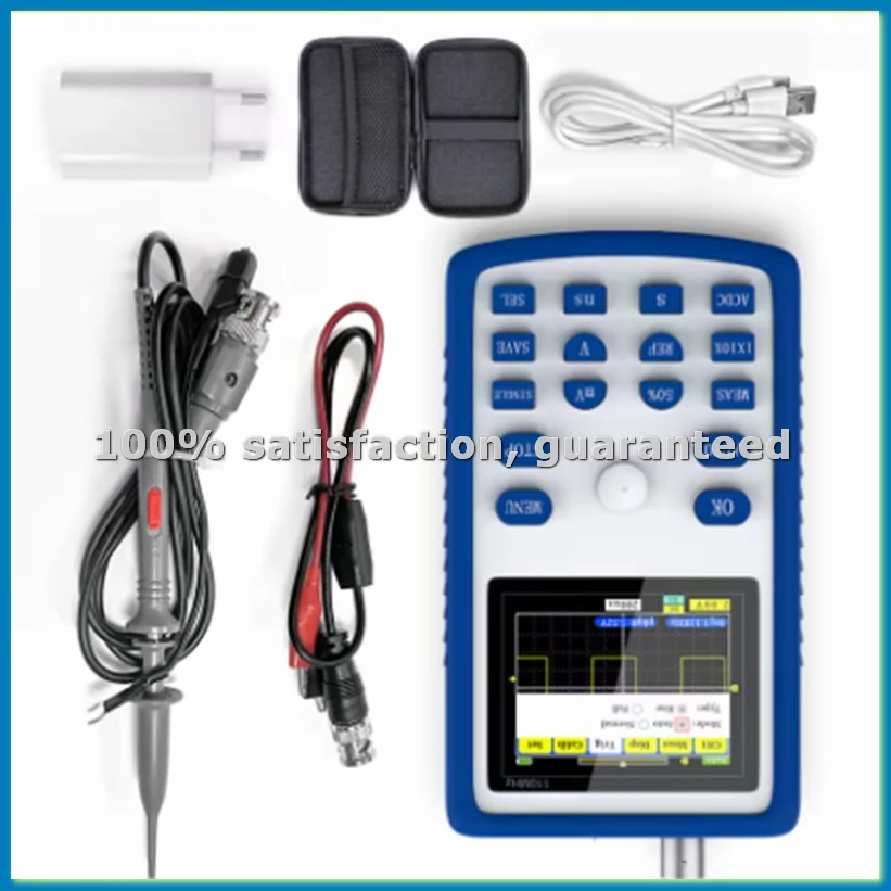 1C15 Mini Handheld Oscilloscope Digital Sampling Rate 500MS/S Analog Bandwidth 110MHz Support Waveform Storage EU PLUG-A22U
1C15 Mini Handheld Oscilloscope Digital Sampling Rate 500MS/S Analog Bandwidth 110MHz Support Waveform Storage EU PLUG-A22U