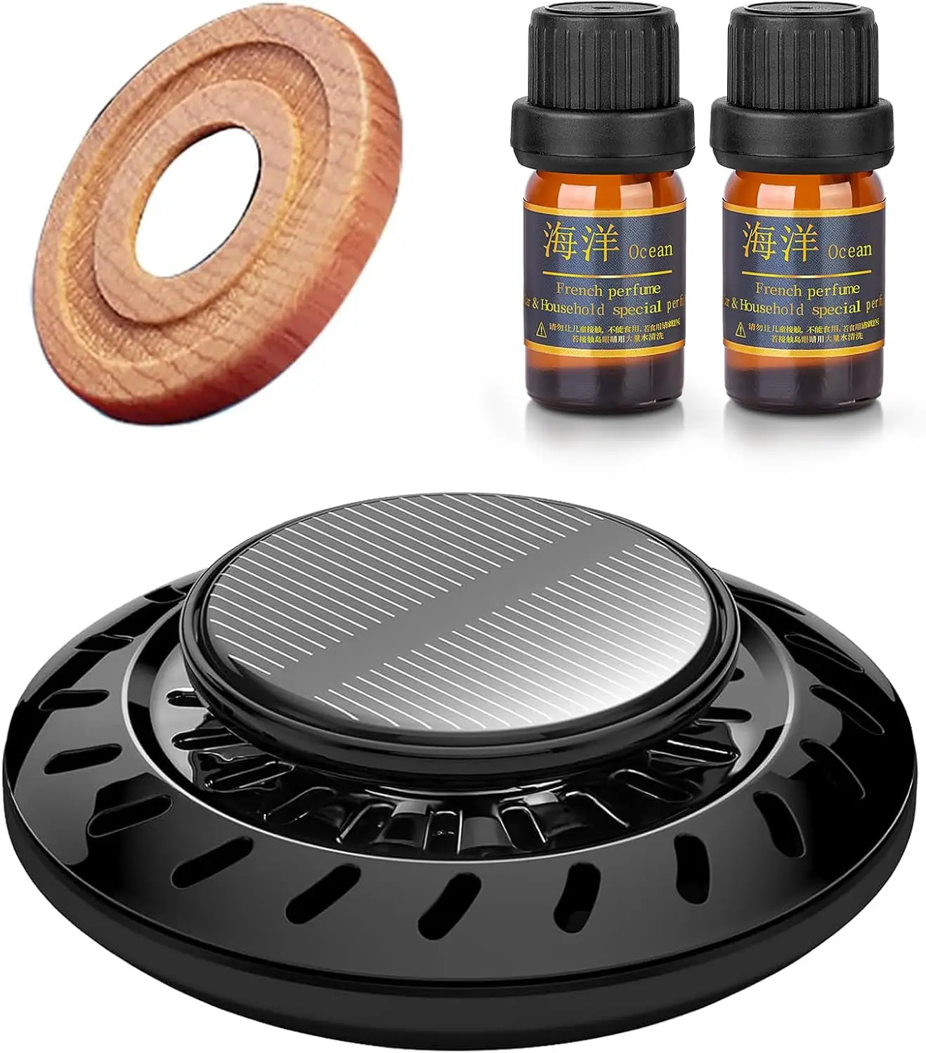 Car Air Freshener, Rotating Dashboard Decorations for Car Interior, Funny Air Freshener Car Accessories with Wooden Aroma Ring
Car Air Freshener, Rotating Dashboard Decorations for Car Interior, Funny Air Freshener Car Accessories with Wooden Aroma Ring