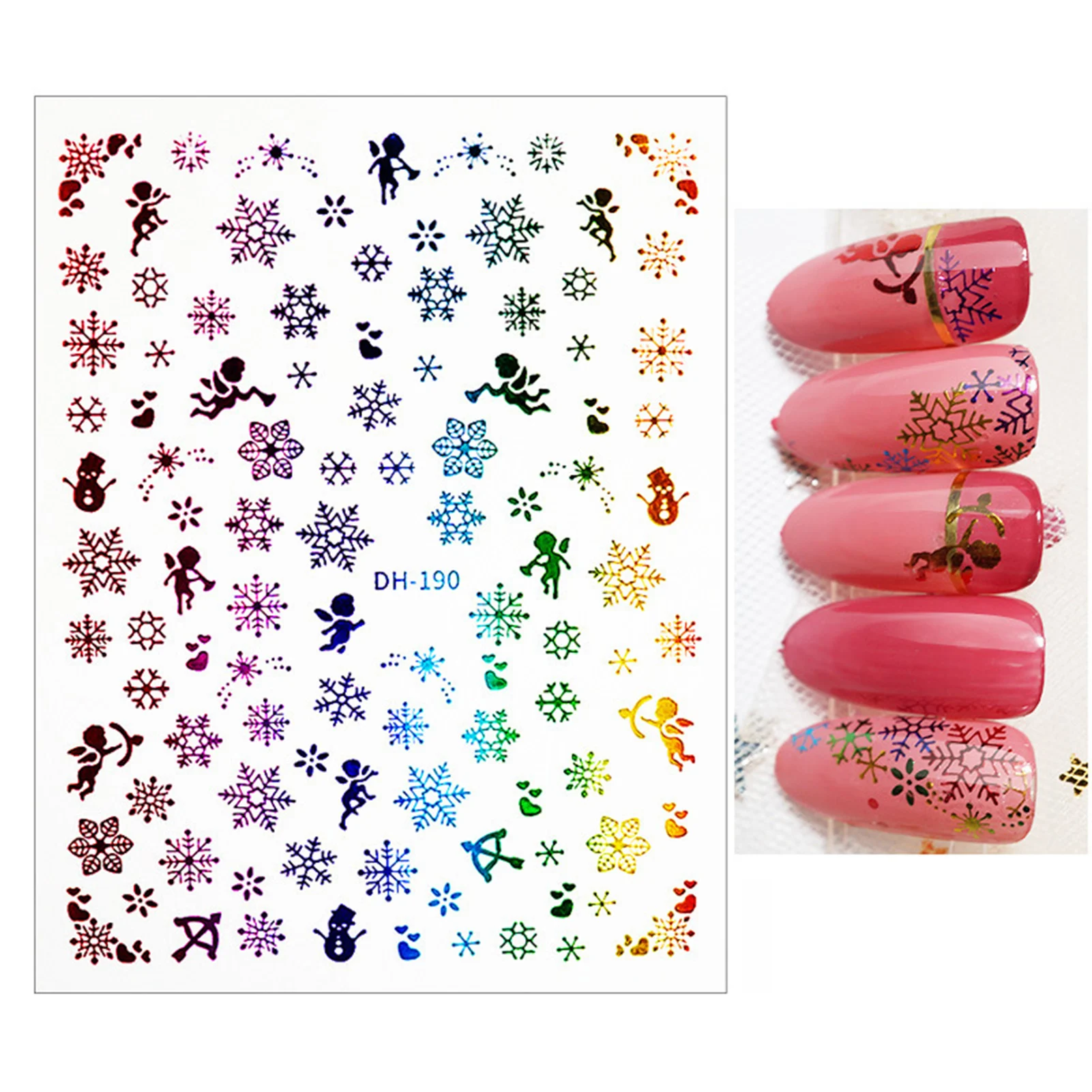 Christmas Nail Art Stickers 3D Nail Stickers Snowflakes Christmas Gifts Stickers DIY Nail Art Foils Winter Nail Sliders Manicure
Christmas Nail Art Stickers 3D Nail Stickers Snowflakes Christmas Gifts Stickers DIY Nail Art Foils Winter Nail Sliders Manicure