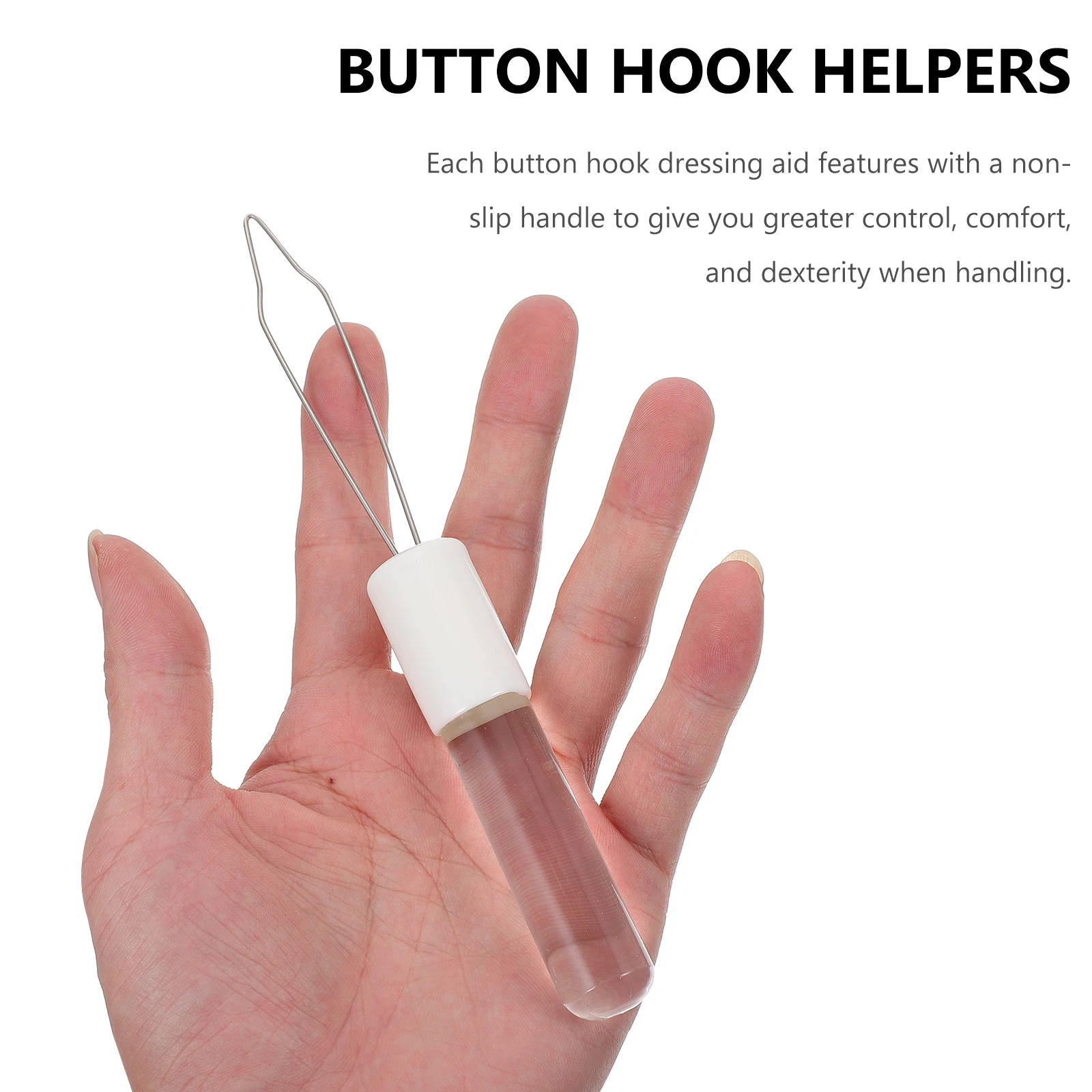 2pcs Button Threader Tool for Shirts Pants Dresses Quick Attachment Manual Threading Aid Portable Dressing Tools Zipper Puller
2pcs Button Threader Tool for Shirts Pants Dresses Quick Attachment Manual Threading Aid Portable Dressing Tools Zipper Puller