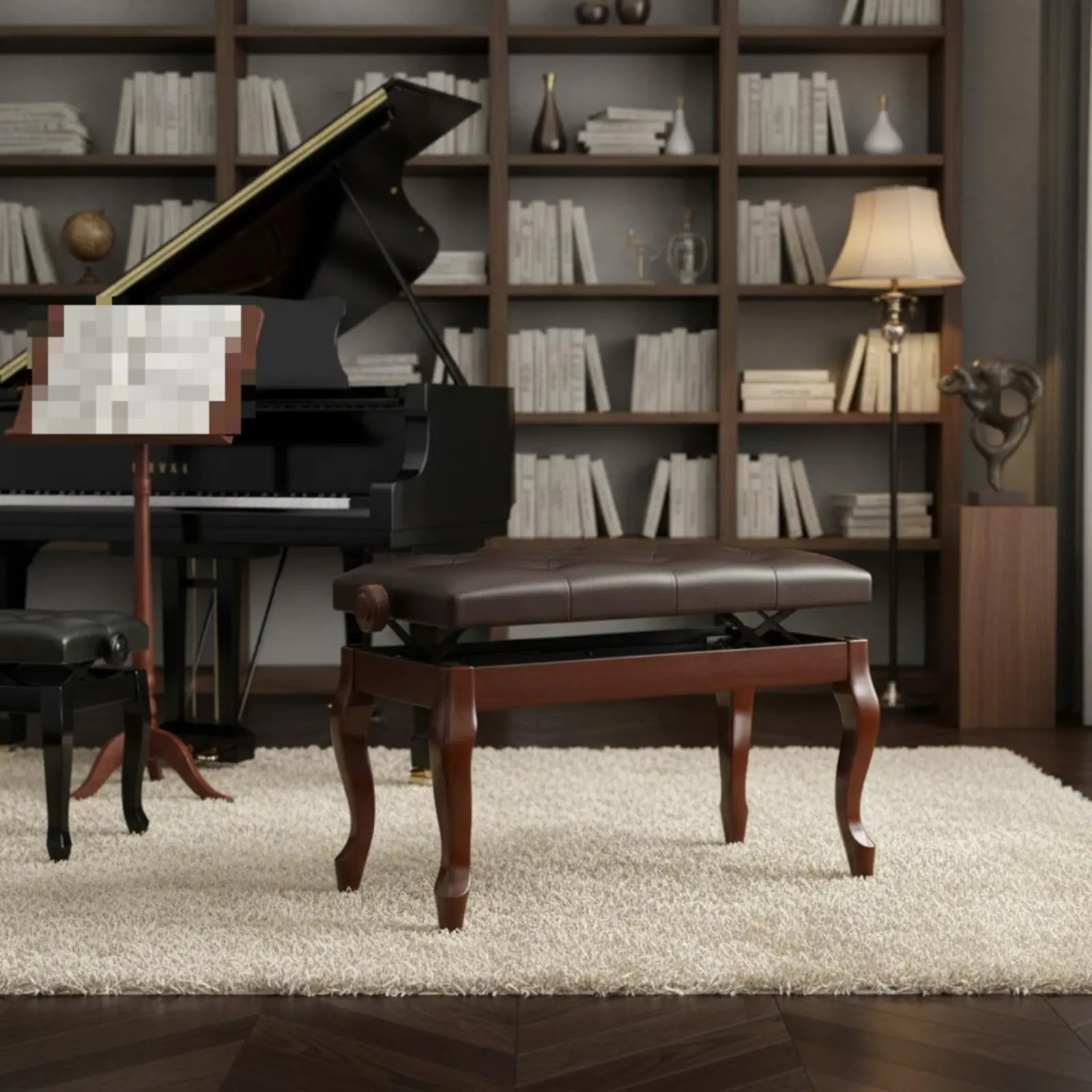 Adjustable Piano Bench Sturdy Wood Frame Height Adjustable Piano Stool Padded Keyboard Chair Sturdy Construction for Children
Adjustable Piano Bench Sturdy Wood Frame Height Adjustable Piano Stool Padded Keyboard Chair Sturdy Construction for Children