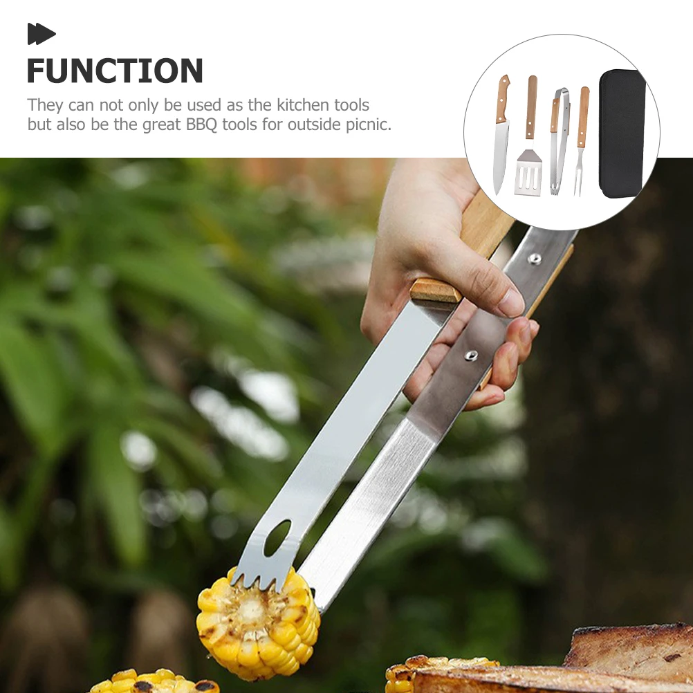 Barbecue Tool Kit Stainless Steel Durable Spatula Grill Bbq Outdoor Cooking Accessories Non Skid Ergonomic H
Barbecue Tool Kit Stainless Steel Durable Spatula Grill Bbq Outdoor Cooking Accessories Non Skid Ergonomic H