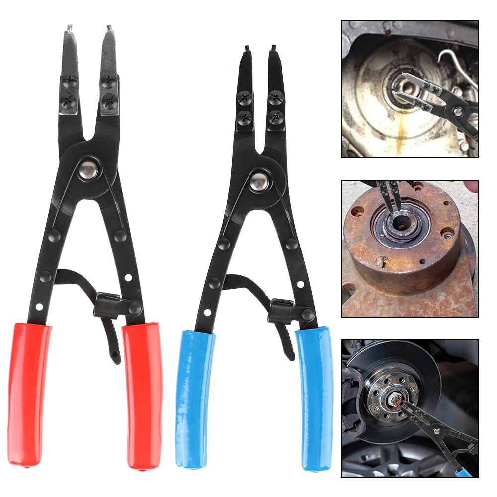 Metal Circlip Pliers Set Internal External Snap Ring Pliers Universal Car Repair Tool 2001700 10 Inches Heavy Duty Auto Parts
Metal Circlip Pliers Set Internal External Snap Ring Pliers Universal Car Repair Tool 2001700 10 Inches Heavy Duty Auto Parts