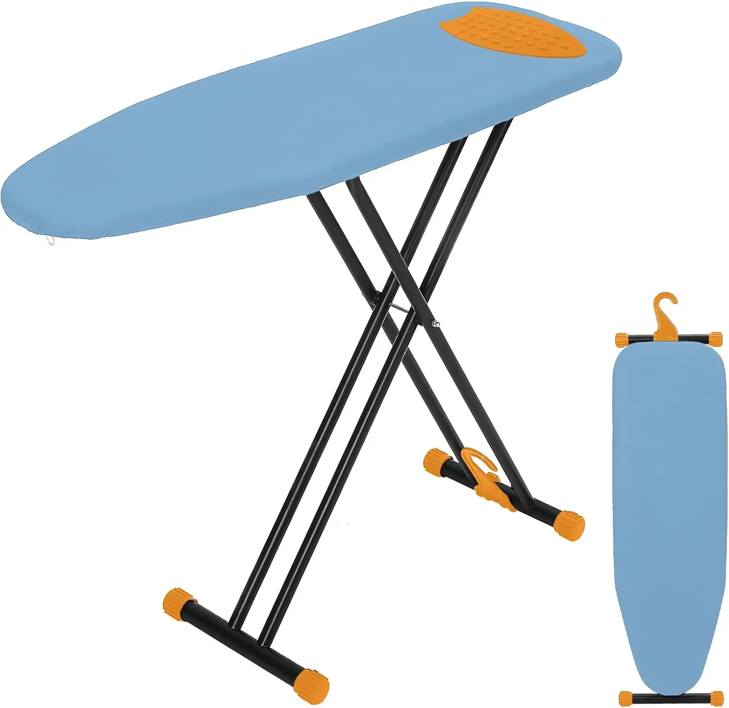 Compact Ironing Board 43x13, Height Adjustable, Easy Fold, Space Saver for Dorm & Apartment, Blue
Compact Ironing Board 43x13, Height Adjustable, Easy Fold, Space Saver for Dorm & Apartment, Blue