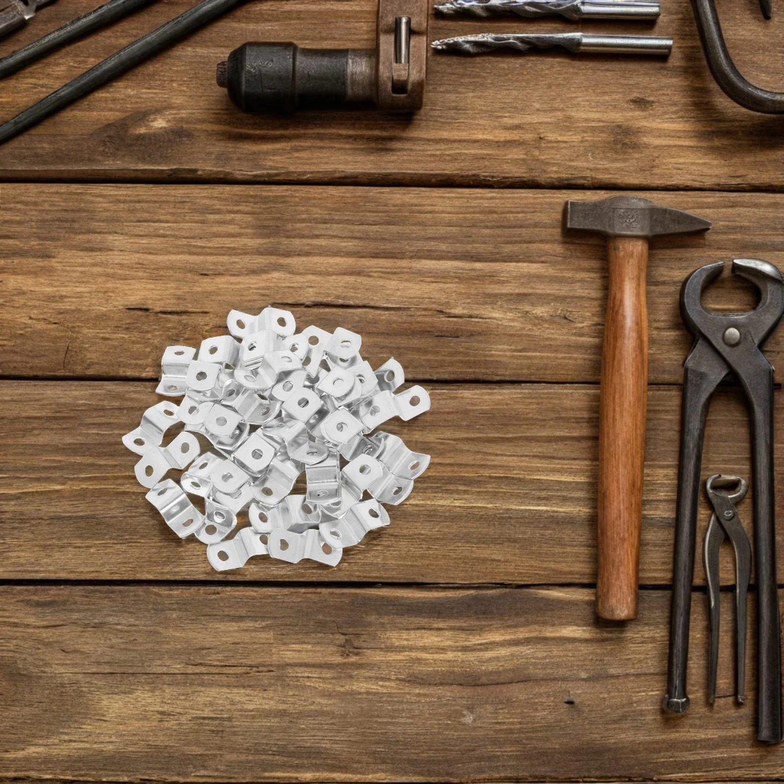 50pcs Corner Code: Z-Shaped Metal Frame Fasteners For Picture Framing Tools Dual-Hole Design Artwork Mounting Hardware Clips
50pcs Corner Code: Z-Shaped Metal Frame Fasteners For Picture Framing Tools Dual-Hole Design Artwork Mounting Hardware Clips