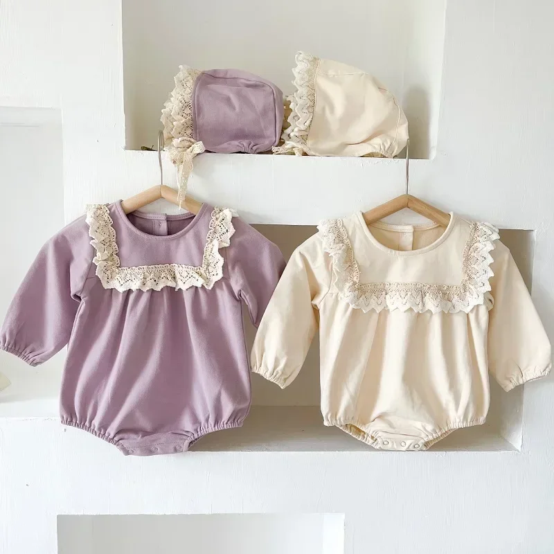 Милая осенняя одежда для маленьких девочек 0-3 лет, детский кружевной комбинезон принцессы с длинными рукавами и шляпой, боди для дня рождения, наряды для новорожденных
Милая осенняя одежда для маленьких девочек 0-3 лет, детский кружевной комбинезон принцессы с длинными рукавами и шляпой, боди для дня рождения, наряды для новорожденных