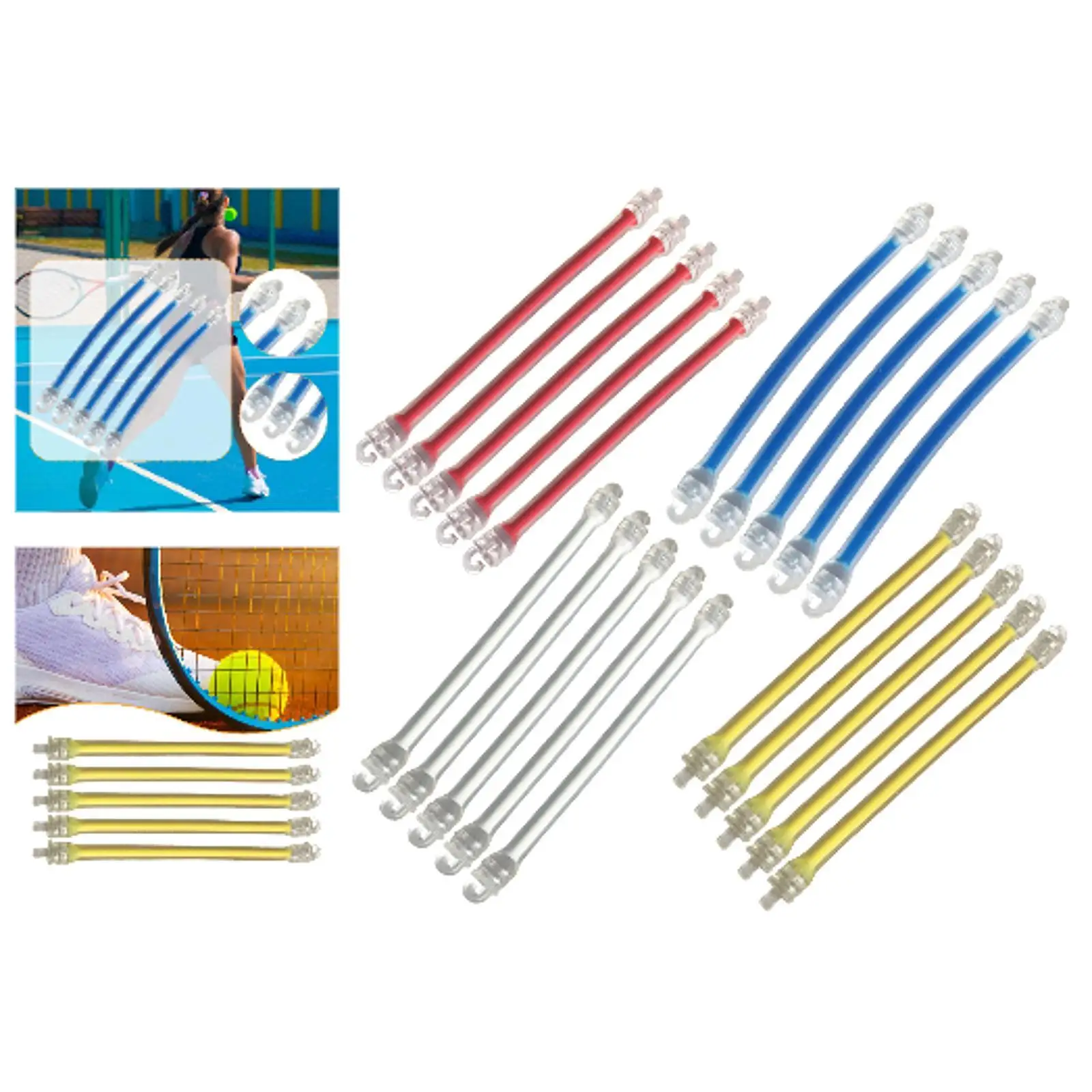 Durable Silicone Tennis Racket Dampeners Anti Vibration Sports Shock Absorber for Professional Use
Durable Silicone Tennis Racket Dampeners Anti Vibration Sports Shock Absorber for Professional Use