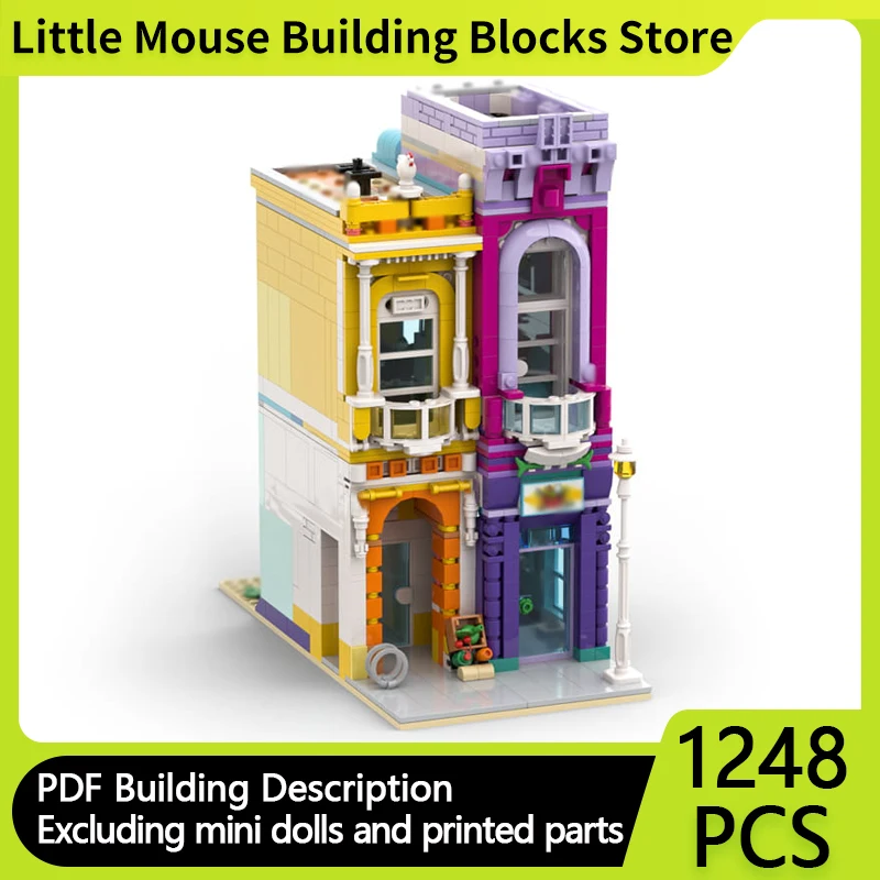 City Street View Model MOC Building Bricks Store And Barber shop Modular Technology Gifts Holiday Assemble Children Toys Suit
City Street View Model MOC Building Bricks Store And Barber shop Modular Technology Gifts Holiday Assemble Children Toys Suit