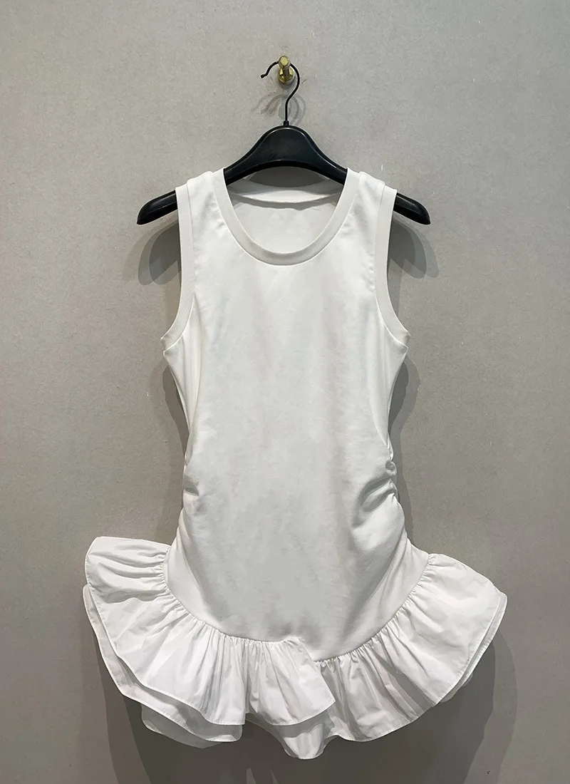 Kuzuwata, новинка лета, Harajuku, модный жилет с круглым вырезом, винтажное милое бальное платье, тонкие майки, японские повседневные майки с оборками в стиле меньшинств
Kuzuwata, новинка лета, Harajuku, модный жилет с круглым вырезом, винтажное милое бальное платье, тонкие майки, японские повседневные майки с оборками в стиле меньшинств
