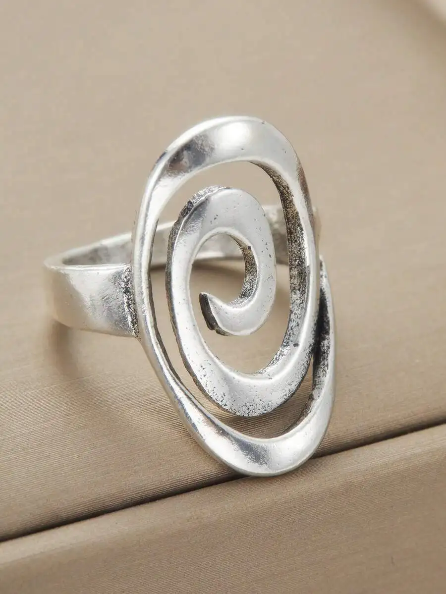 Spiral Swirl Ring Artistic Statement Ring For Women Fashion Jewelry Gift
Spiral Swirl Ring Artistic Statement Ring For Women Fashion Jewelry Gift