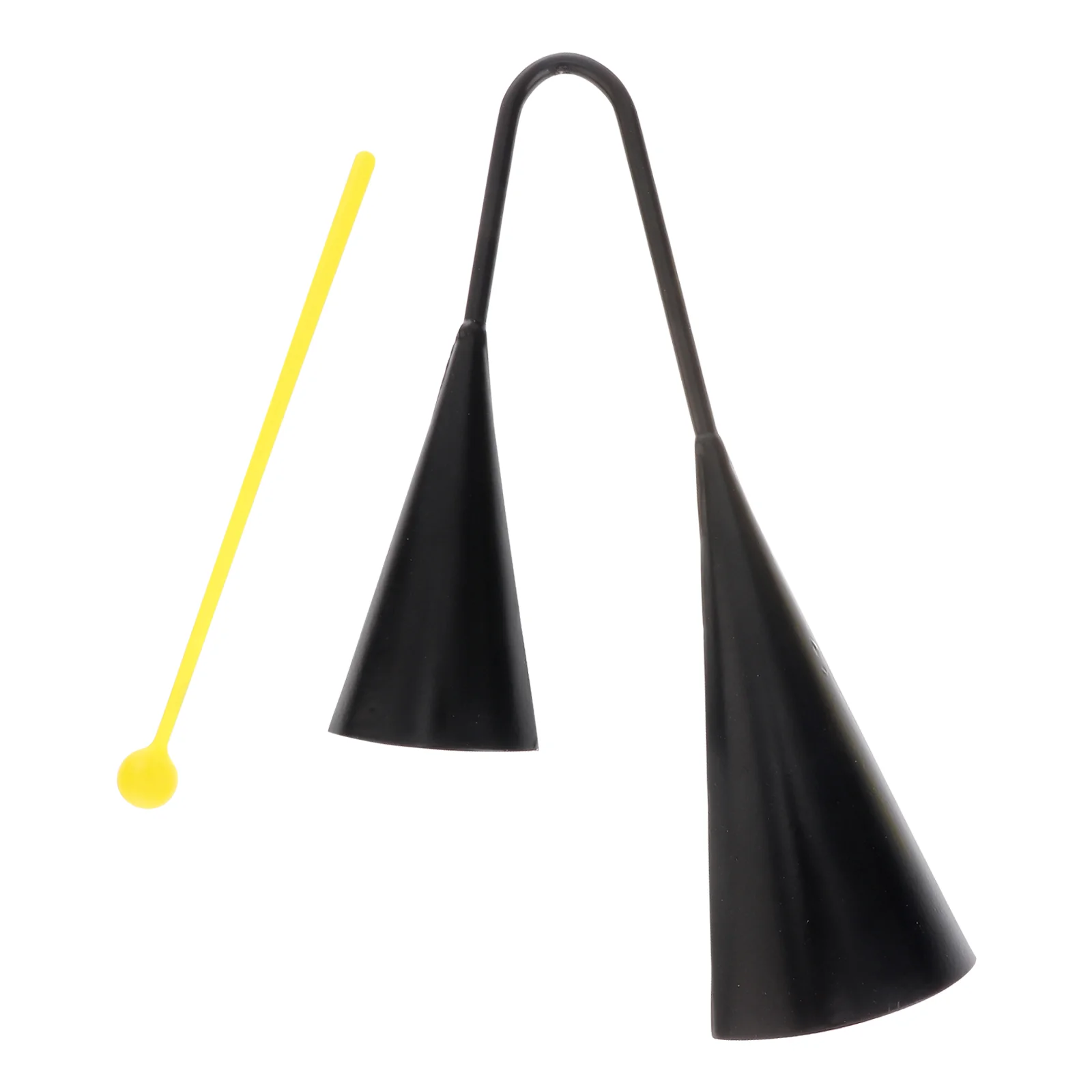 Metal Cowbells Durable Calling Bell Black Musical Instrument for Outdoor (Large Size) Double Cowbells
Metal Cowbells Durable Calling Bell Black Musical Instrument for Outdoor (Large Size) Double Cowbells