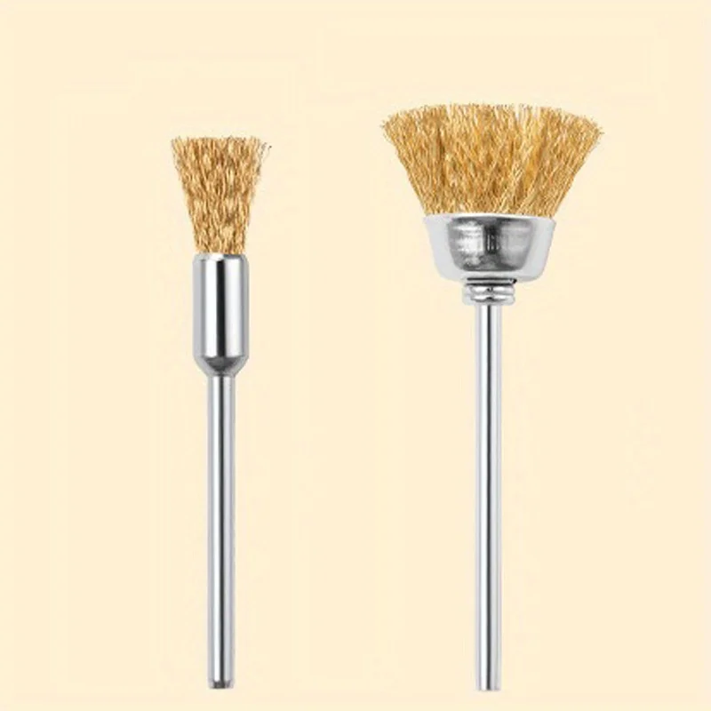 2-piece set of nail art sanding head cleaning brush, copper wire sanding wheel, and bowl-brush type rust removal sanding head
2-piece set of nail art sanding head cleaning brush, copper wire sanding wheel, and bowl-brush type rust removal sanding head