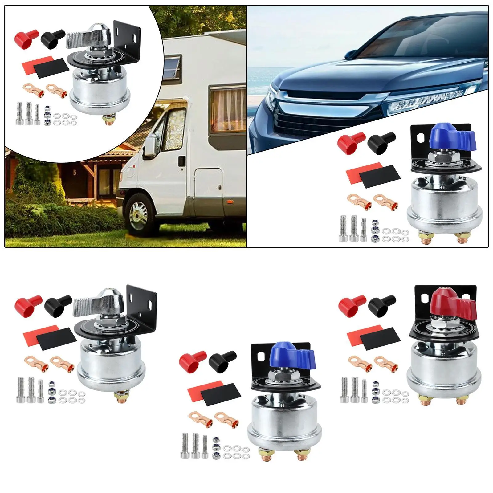 12V Energy Disconnect Switch Professional with Side Post Mounting Bracket 200A High Current for Truck RV Car Yacht Vehicle
12V Energy Disconnect Switch Professional with Side Post Mounting Bracket 200A High Current for Truck RV Car Yacht Vehicle