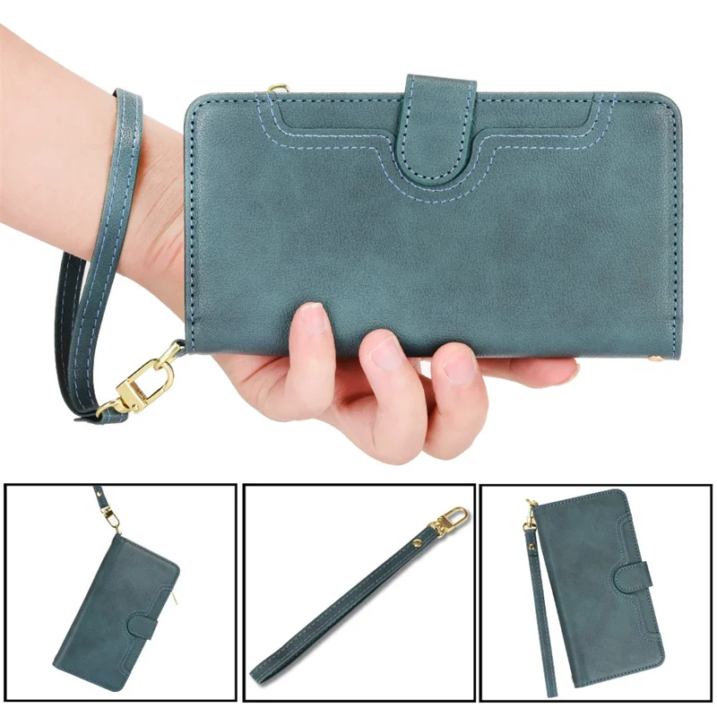 For OPPO Reno7 A JP Leather Wallet Magnetic Zipper Wallet with Lanyard Phone Retro Wallet for CPH2353, OPG04, A201OP
For OPPO Reno7 A JP Leather Wallet Magnetic Zipper Wallet with Lanyard Phone Retro Wallet for CPH2353, OPG04, A201OP