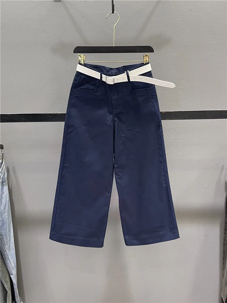 High Waist Wide Leg Pants Women's 2026 Summer New Fashion Street Style Casual Loose Fit Slimming Straight Cut Cotton Blend
High Waist Wide Leg Pants Women's 2026 Summer New Fashion Street Style Casual Loose Fit Slimming Straight Cut Cotton Blend