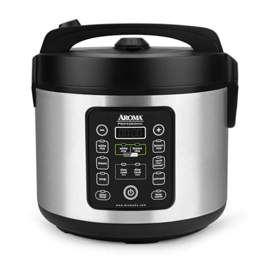 Мультиварка-пароварка-скороварка Housewares ARC-1120SBL SmartCarb Cool-Touch из нержавеющей стали с антипригарной внутренней чашей
Мультиварка-пароварка-скороварка Housewares ARC-1120SBL SmartCarb Cool-Touch из нержавеющей стали с антипригарной внутренней чашей