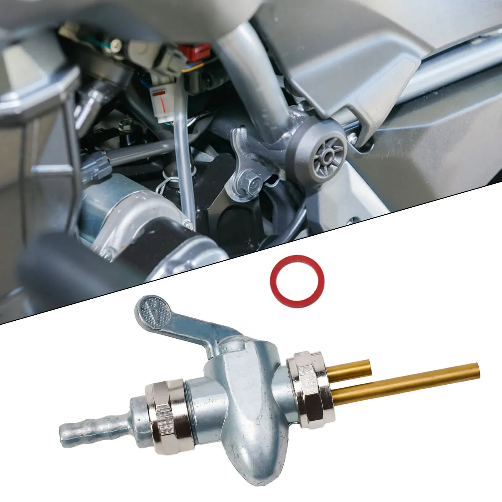 For BMW R Series Fuel Petcock Switch Direct Replacement Metal Silver Good Heat Sink Direct Fit Easy Installation
For BMW R Series Fuel Petcock Switch Direct Replacement Metal Silver Good Heat Sink Direct Fit Easy Installation