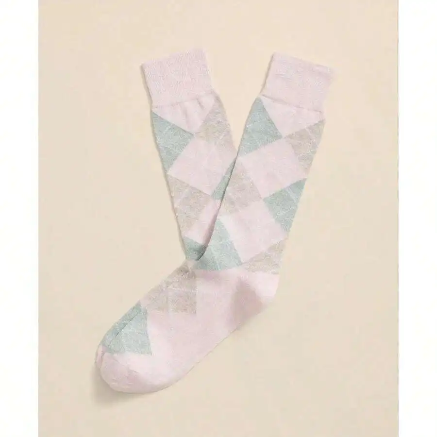 Linen Cotton Blend Argyle Socks For Adults
Linen Cotton Blend Argyle Socks For Adults