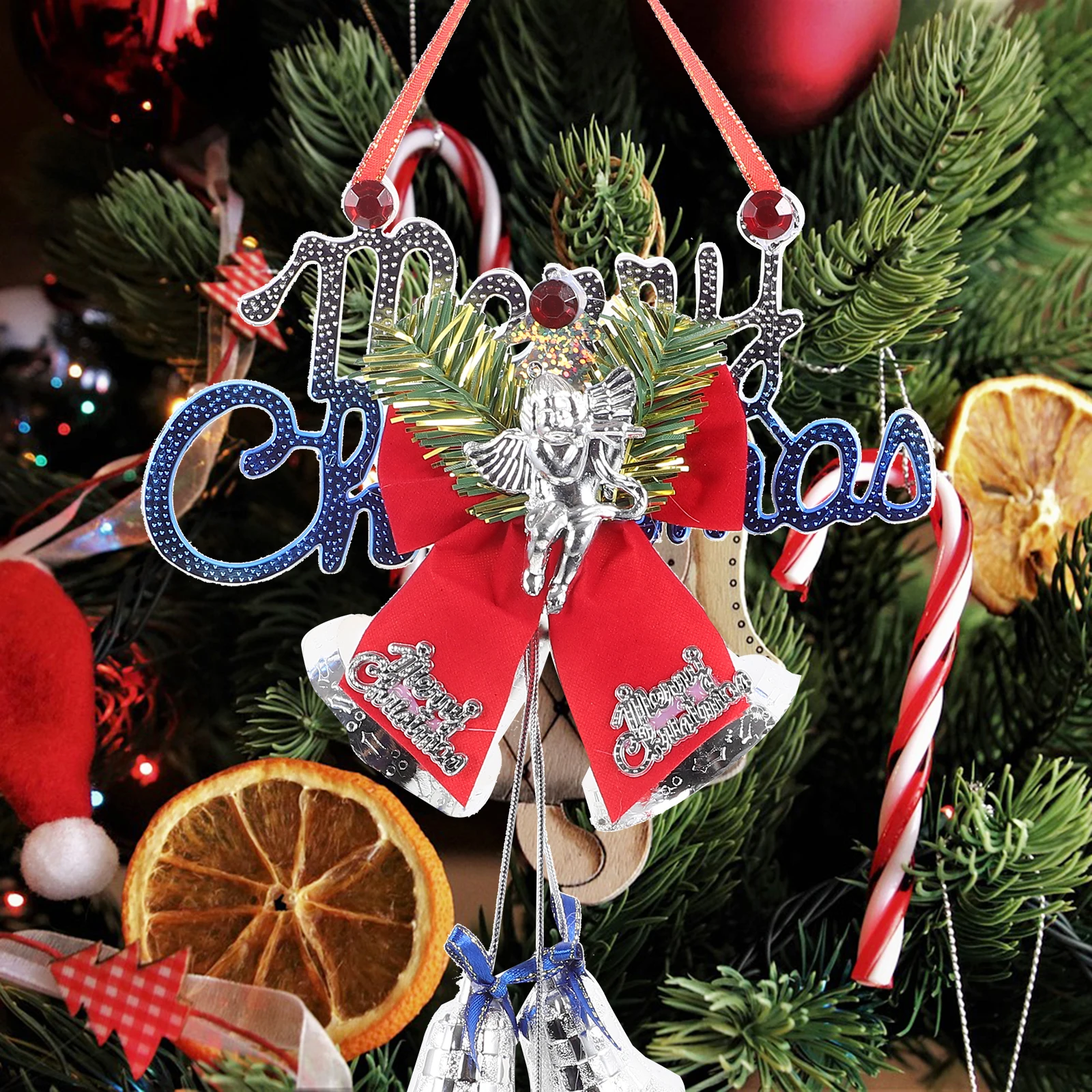 2Pcs Christmas Bells Ornaments Adorable Hanging Decoration for Door Window Tree Party Xmas Decorations Jingle Bell Hangers
2Pcs Christmas Bells Ornaments Adorable Hanging Decoration for Door Window Tree Party Xmas Decorations Jingle Bell Hangers