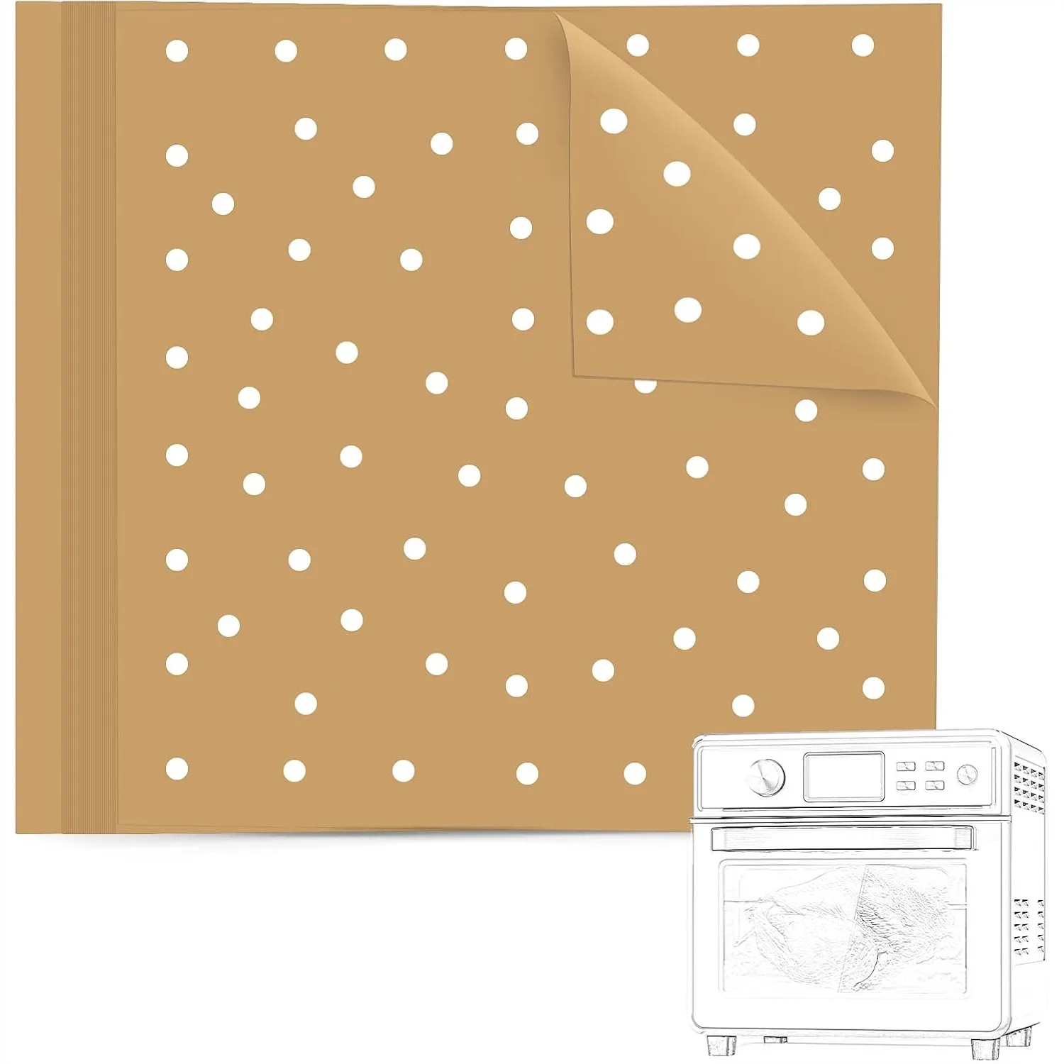 Air Fryer Oven Liners, 11x12 Inches Nonstick Parchment Paper for Ninja Foodi, Toaster Ovens, Dehydrator, 100 Pack
Air Fryer Oven Liners, 11x12 Inches Nonstick Parchment Paper for Ninja Foodi, Toaster Ovens, Dehydrator, 100 Pack