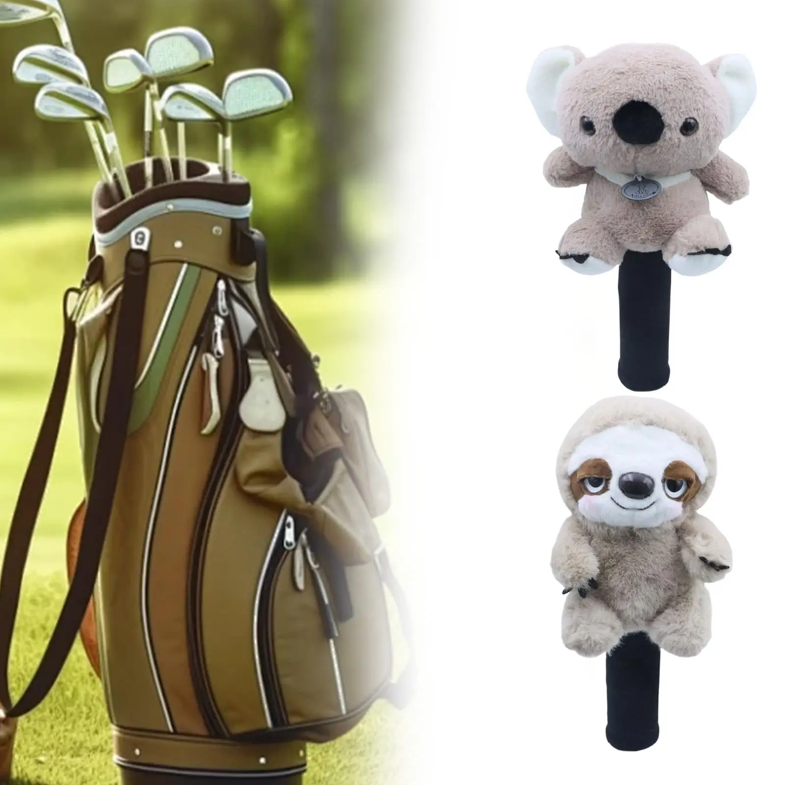 Новинка: плюшевый чехол для головки клюшки для гольфа с дизайном животного, чехол-рукав для феррейв-вуда для любителей гольфа
Новинка: плюшевый чехол для головки клюшки для гольфа с дизайном животного, чехол-рукав для феррейв-вуда для любителей гольфа