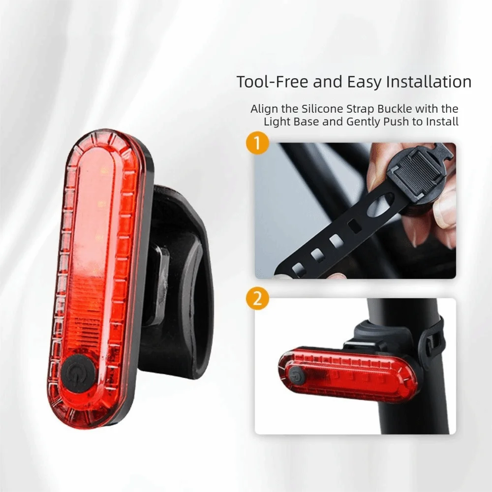 Front Lamp Rechargeable Bike Taillight LED Taillight Waterproof Bicycle Light 220mAh Ultra Bright Cycling Light Night Riding
Front Lamp Rechargeable Bike Taillight LED Taillight Waterproof Bicycle Light 220mAh Ultra Bright Cycling Light Night Riding