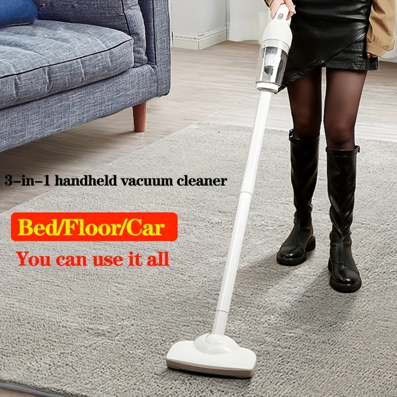 Ultra-Quiet Handheld Vacuum Cleaner With Powerful Suction For Home, Car, And Trailer Use
Ultra-Quiet Handheld Vacuum Cleaner With Powerful Suction For Home, Car, And Trailer Use